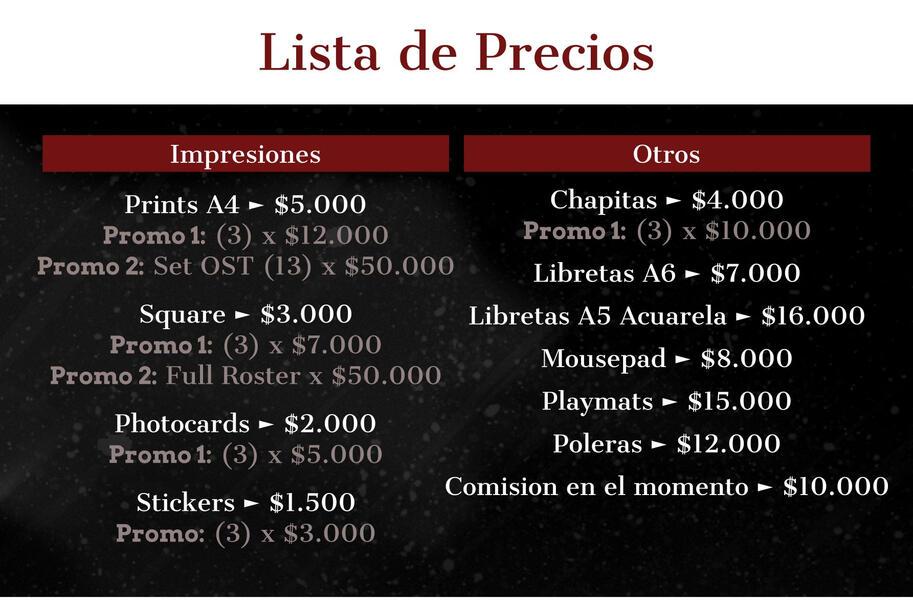 Precios